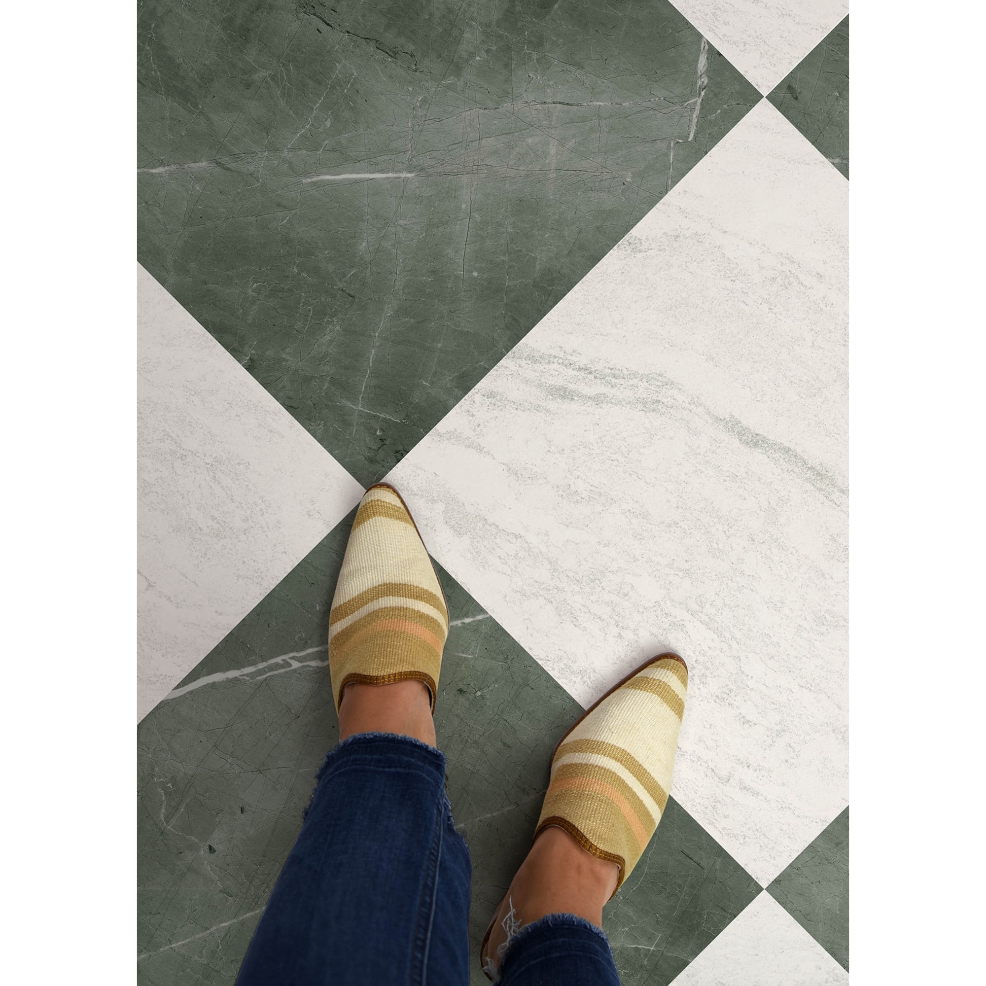 Chris Loves Julia Bonneville Peel & Stick Floor Tiles